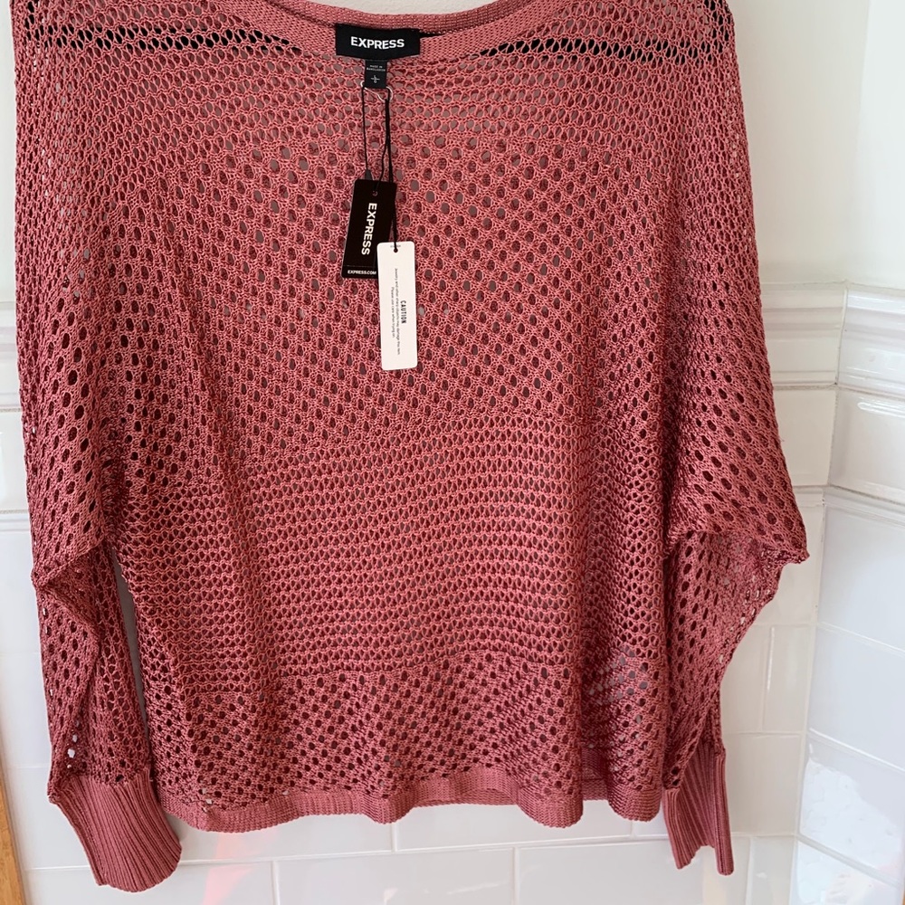 Express mauve/pink sweater